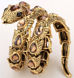 Snake Armlet Upper Arm Cuff Crystal Bangle Jewelry