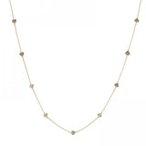 925 Silver Heart Charm Choker Necklace