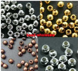 3000pcs 2.5mm Metal Ball Findings Spacer Beads for Craft