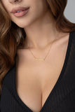 Dainty Name Necklace Stainless Steel Nameplate Birthday Jewelry