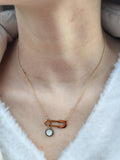 316L Stainless Steel Pendant Necklace, Gift for Mom, Charm Jewelry