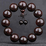 Indian Pterocarpus Santalinus Bracelet Full Star Buddha Beads