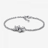 925 Silver Pan Winter Snowflake Bracelet