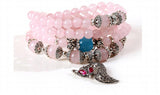 Natural Crystal Beads Fox Bracelet Gemstone Jewelry Women