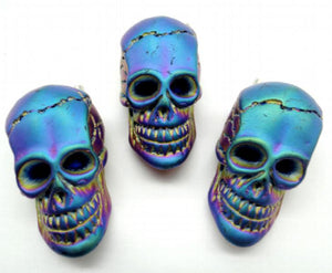 Stone Skull Quartz Crystal Pendant for DIY Necklace Making