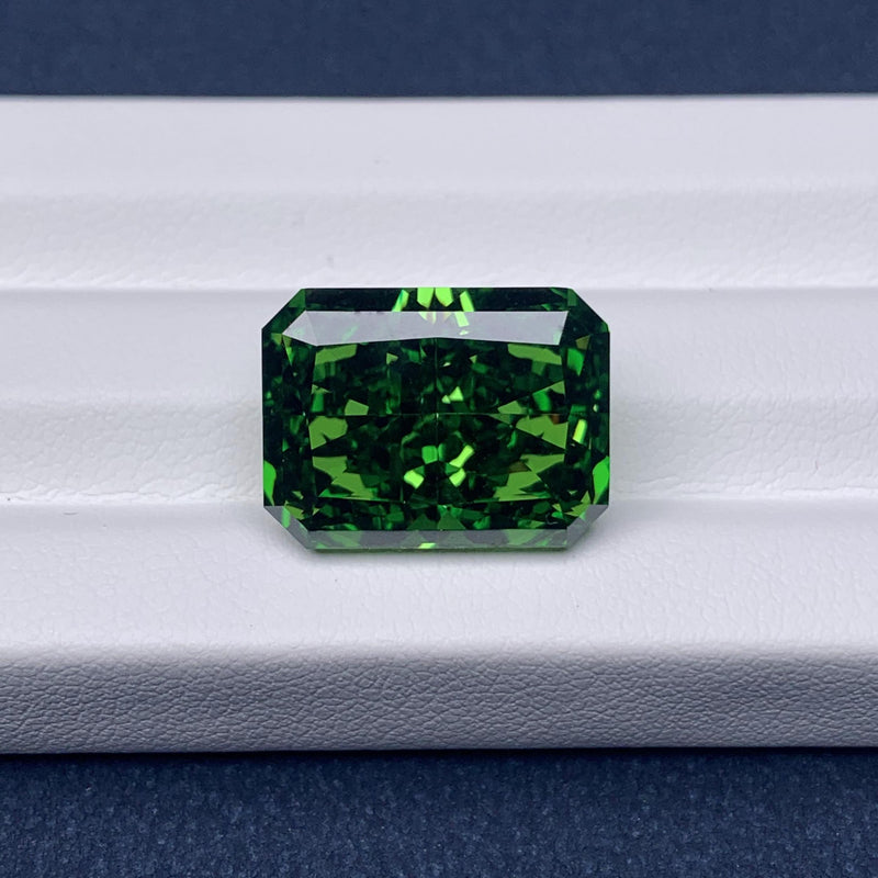 Ruif Green Radiant Octangle CZ Loose Stone