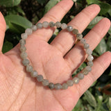 Labradorite Bracelet Diamond Shape Faceted Beads Healing Stone Jewelry