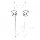 925 Silver Long Earrings for Women Girls Christmas Gift Statement Jewelry