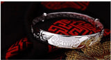 925 Silver Round Bracelet Lucky Fortune High Women'S Jewelry
