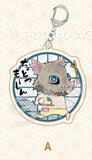 Inosuke Anime Keychain Acrylic Pig Bag Pendent Accessories Collection
