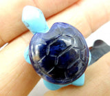 Natural Stone Gemstone Turtle Pendant for Diy Jewelry Making Necklace