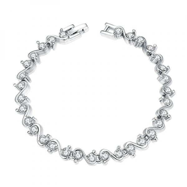 Crystal Zircon Wedding Bracelet for Women