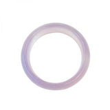 Zheru Natural Agate Chalcedony 54-64mm Light Purple Bracelet