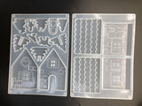 Christmas House Castle Silicone Mold Epoxy Resin DIY Jewelry Making Tool