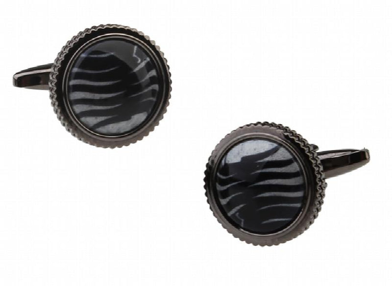 Men's Round Cufflinks Classic Style L1805