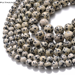 Yellow Speckled Jaspers Stone Beads 6-10mm