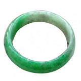 Natural Myanmar Jade A-Class Light Green Bracelet 54-62mm