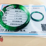 Natural Ice Green Jadeite Bracelet 54-62mm Female Princess Gift