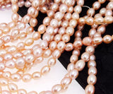 Pink Freshwater Cultured Pearl Loose Beads 5-6mm One Full Strand 14inches