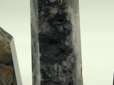 10Pcs Natural Crystal Raw Stone Sakura Agate Column Band Crystal Precipitation