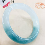 Natural Jadeite Bracelet Ice Bottom Water 54-62mm Double Female Jade Bracelet