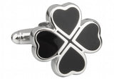 Sunnylink Men's Four-leaf Clover Cufflinks L1105 18mm