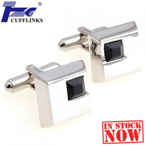 Stone Cufflink Cuff Link 2 Pair Set