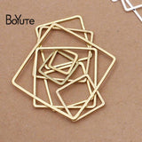 BoYuTe Brass Geometric Square Jump Ring DIY Jewelry Accessories