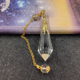 Natural Crystal Pendulum for Dowsing Reiki Chakra Healing