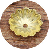 1000pcs Metal Brass Filigree Flowers Bead Caps Charms DIY Jewelry Findings