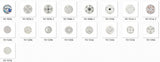 10pcs Mixed Silver Plated 33mm Moneda My Coin Disc Coin Holder Pendant