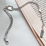 Delicate Silver 925 Zircon Link Bracelet