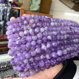 10mm Natural Amethyst Round Crystal Beads for Jewelry Making
