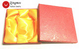 Qingmos Jewelry Gift Box Red Square 12 Boxes 9*9*2cm
