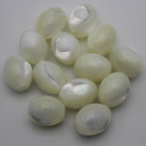 Natural Horseshoe Snail Shell Oval Rice Beads Loose Spacer Bead