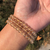 Fengbaowu Rutilated Quartz Bracelet Crystal Healing Stone High Women Jewelry