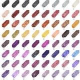 240pcs 10mm Multicolour Speckled Glass Beads for DIY Bracelet Making