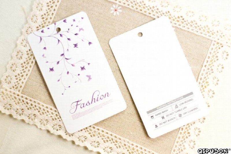 Clothing Labels/Jewellery Tags/Business Cards/Paper Tags - Pack of 100