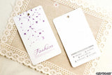 Clothing Labels/Jewellery Tags/Business Cards/Paper Tags - Pack of 100