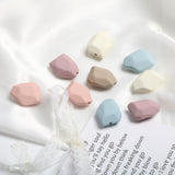 Frosted Rubber Texture Resin Large Beads for DIY Jewelry