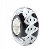925 Silver Colorful Flowers Glass Beads for European Bracelet