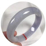 Natural Burmese Jadeite Light Purple Bracelet Princess Jewelry Gift
