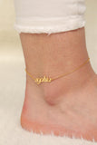 Personalized Name Anklet ? Ankle Name Bracelet ? Initial Anklet