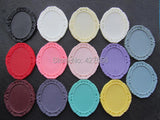 50pcs Resin Filigree Border Base Setting Tray Bezel Charm Finding