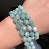8MM Natural Amazonite Stone Beads Round Spacer Beads 15Inch