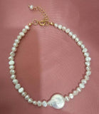 Real Baroque Pearl Anklet Freshwater Pearls Fine Jewelry