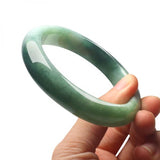 Dark Green Burmese Jadeite 54-64mm Bracelet Princess Jewelry