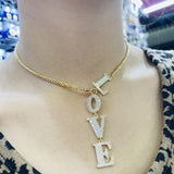 Love Letter Necklace Personalized for Women N0471