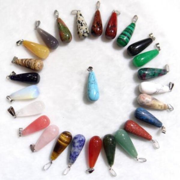 Natural Stone Quartz Crystal Aventurine Pendant 50pc