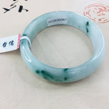 Female Double Jadeite Bracelet 54-62mm Natural Jade Bracelet